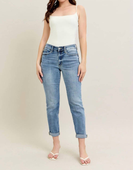 Judy Blue - Mid Rise Boyfriend Jeans