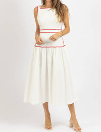 Mable - Mona Trim Midi Dress