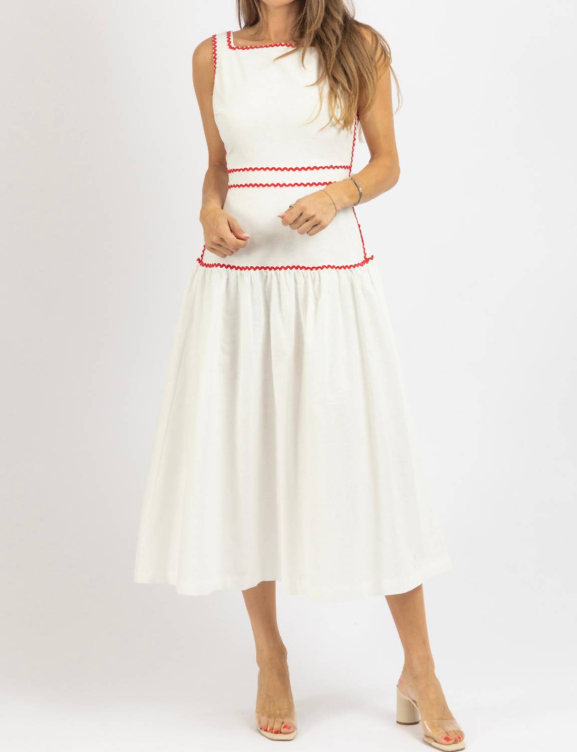 Mable - Mona Trim Midi Dress
