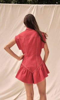 Saylor - Kiera Denim Romper