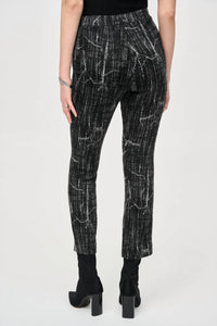Joseph Ribkoff - Women's Jaquard Knit Abstract Pant