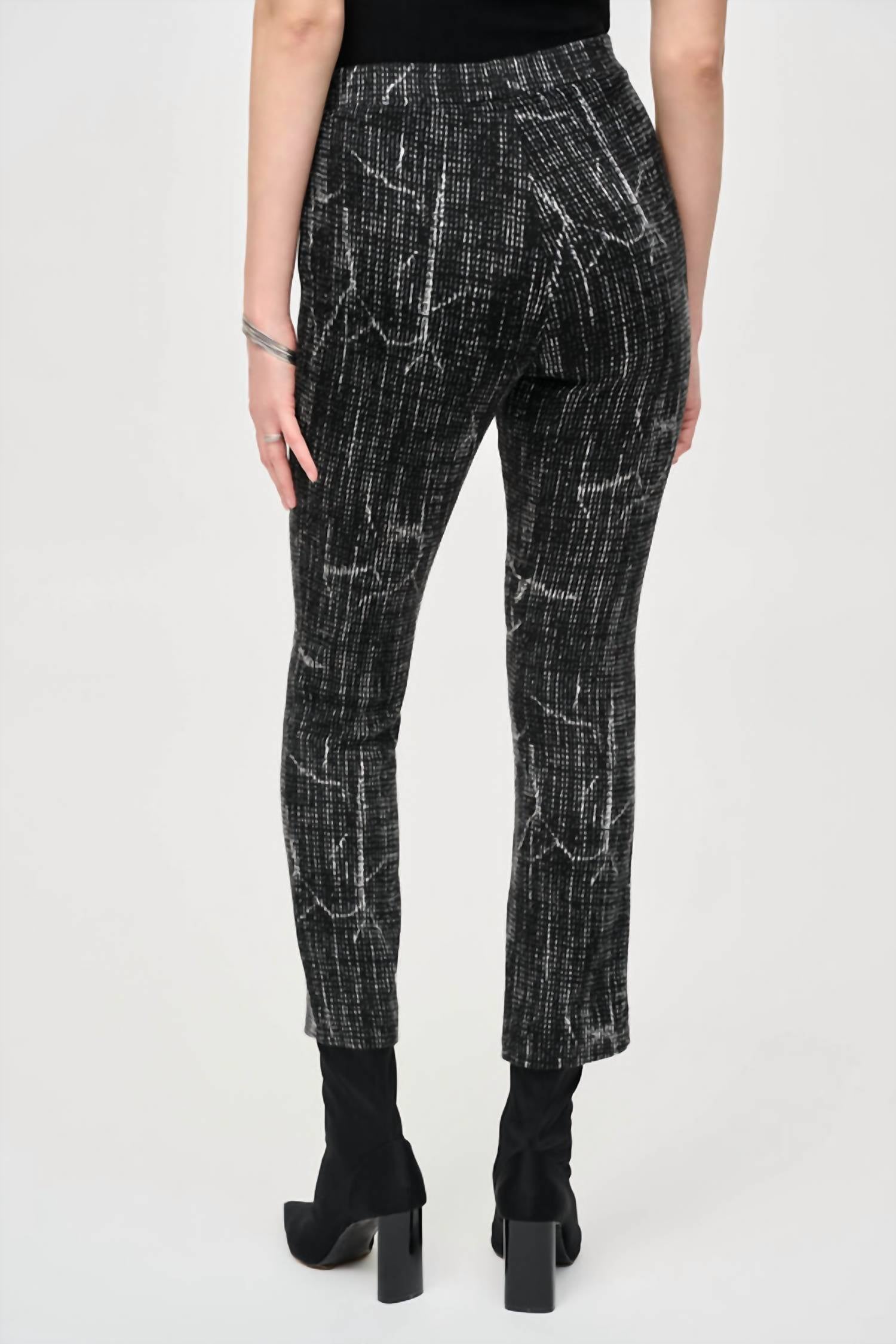 Joseph Ribkoff - Women's Jaquard Knit Abstract Pant