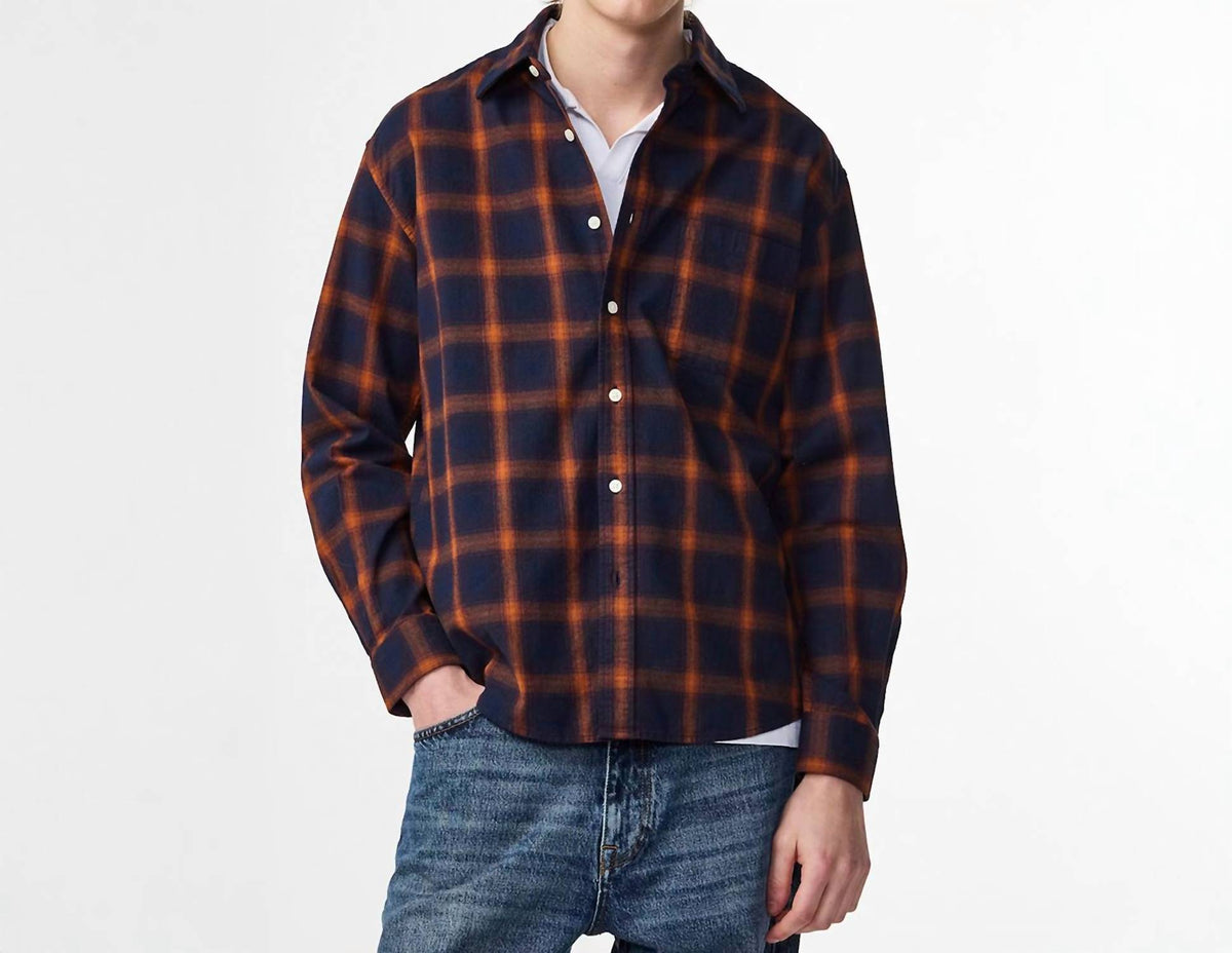 Nn07 - Deon Long Sleeve Flannel Shirt