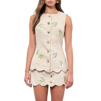 Maude Club - Women's Willow Embroidered Skirt