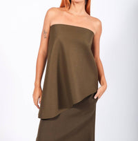 Calcaterra - Wave Bustier Top