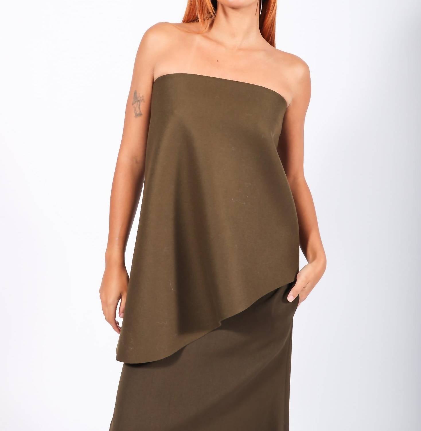 Calcaterra - Wave Bustier Top