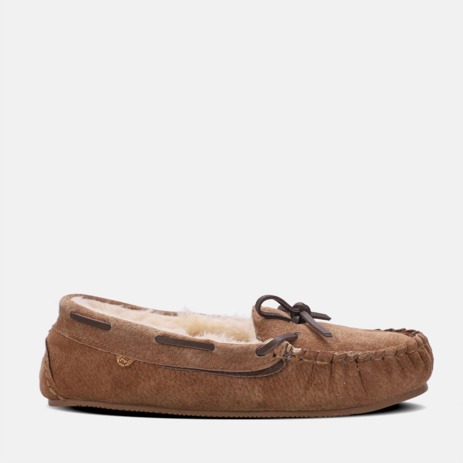 Lamo Women's Hannah Moccasin in chestnut - women's shoe