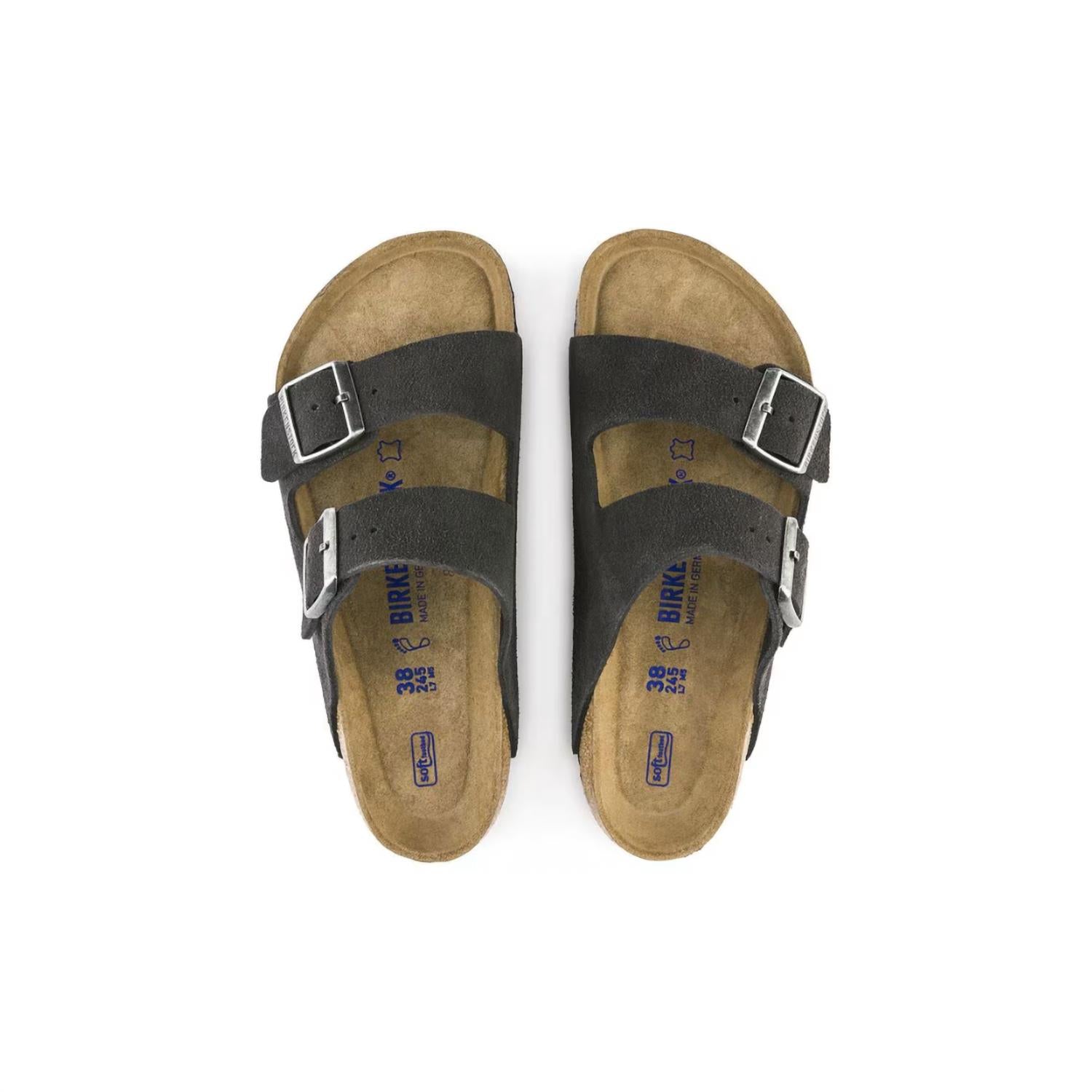 Birkenstock - Women's Arizona Soft Footbed Suede Leather Sandal