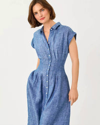 Lilly Pulitzer - Tonya Linen Midi Shirtdress