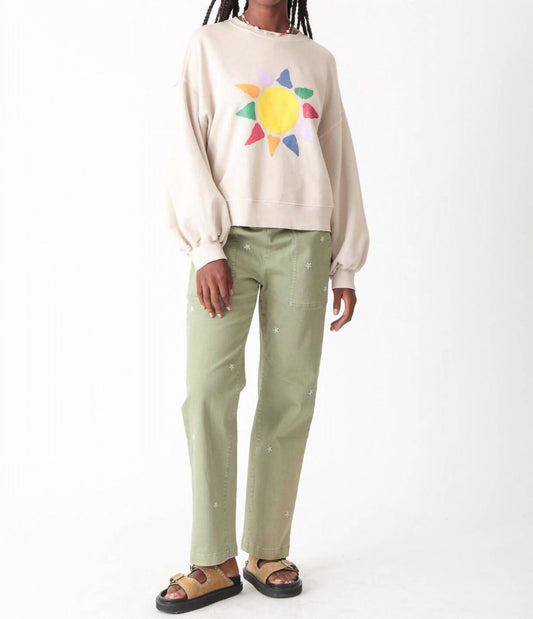 Electric & Rose - Daisy Embroidery Easy Pant