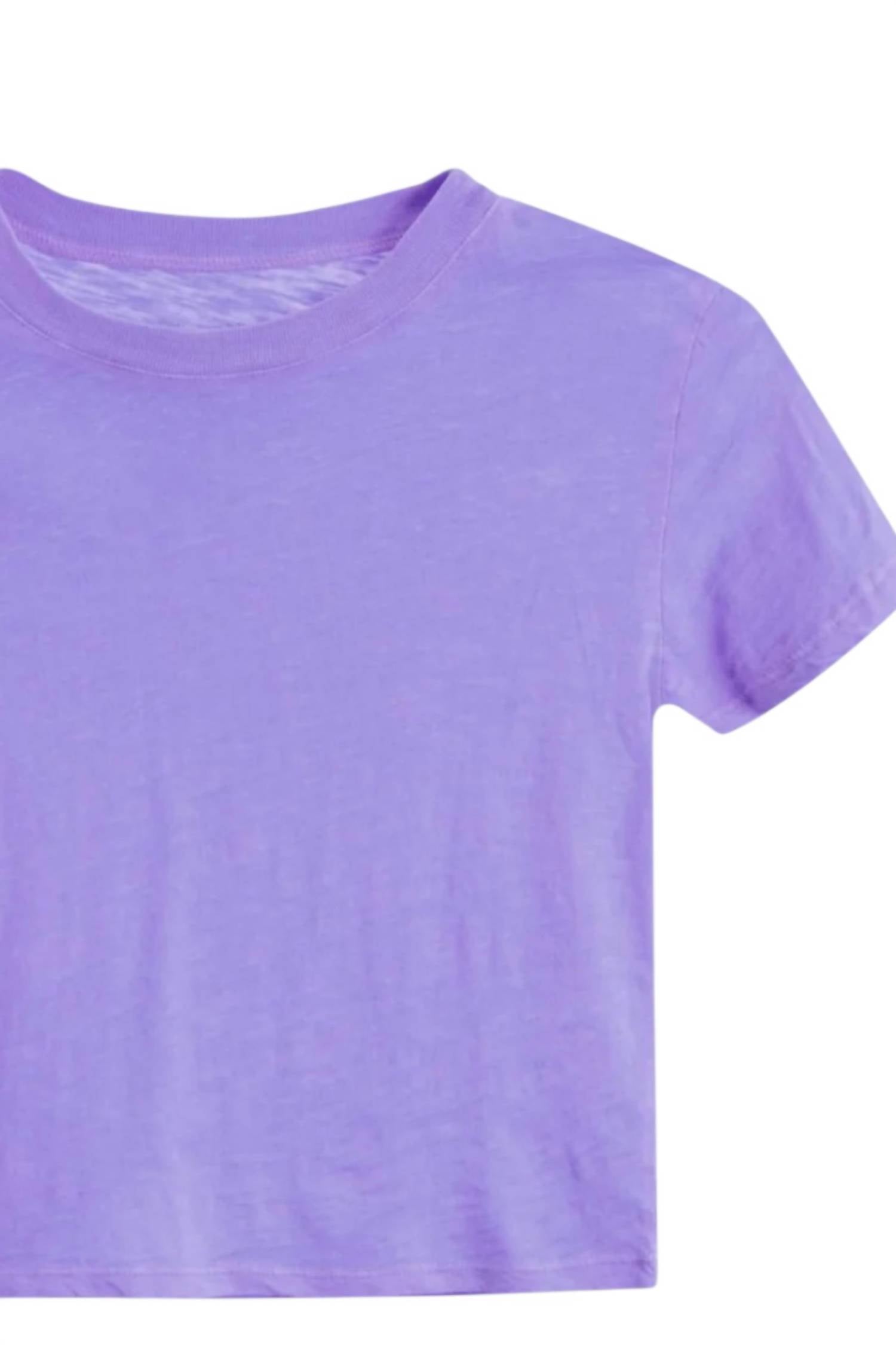 Katie J Nyc - Girl's Fearless Solid Crop Tee