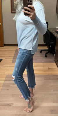 Jadelynn Brooke - French Terry V-neck Pullover