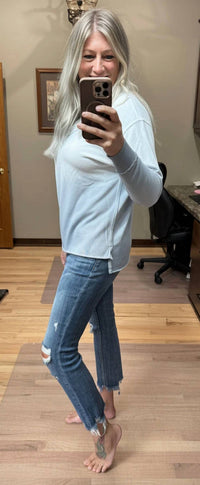Jadelynn Brooke - French Terry V-neck Pullover