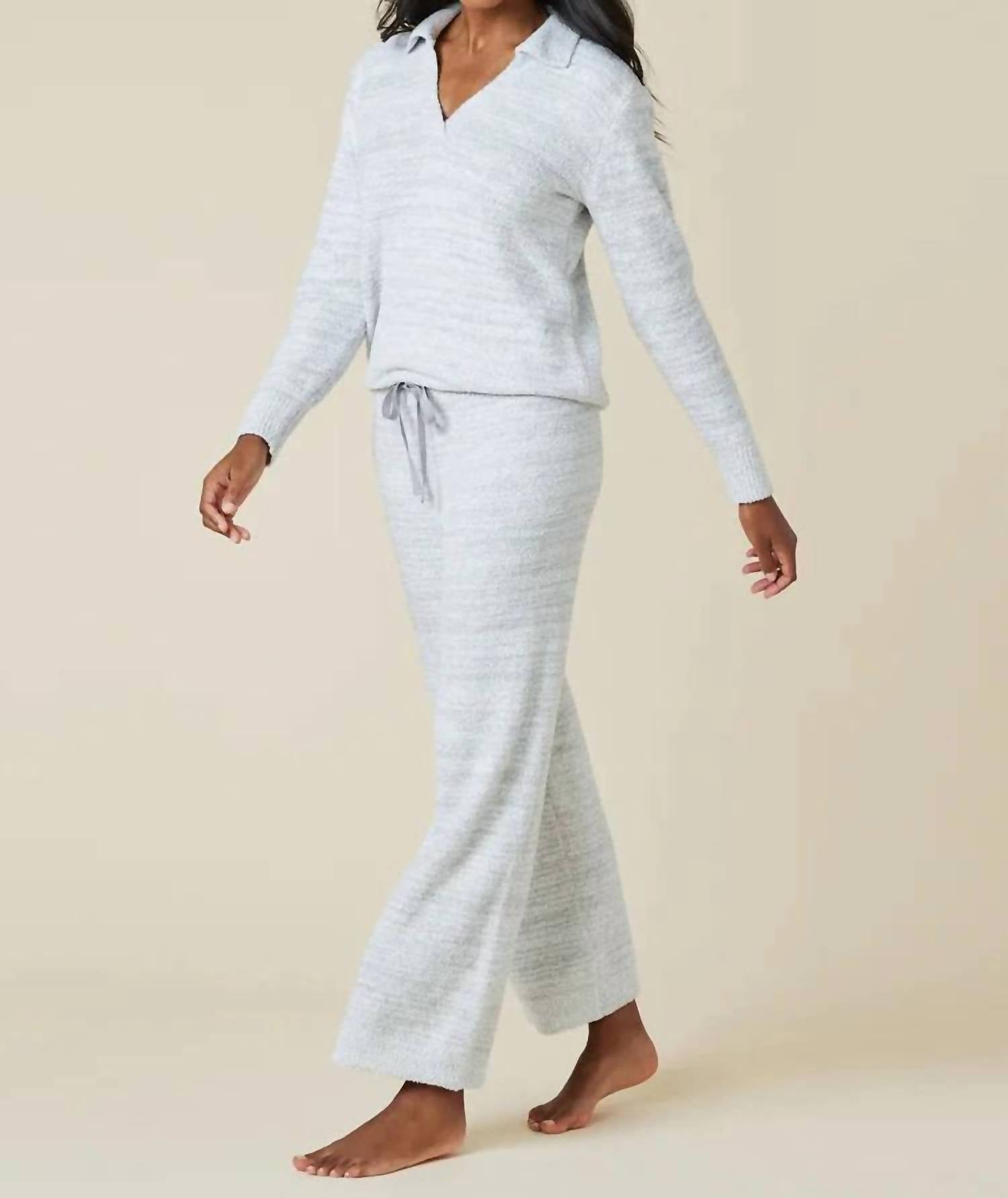 Softies - Heather Marshmallow Johnny Collar Lounge Set