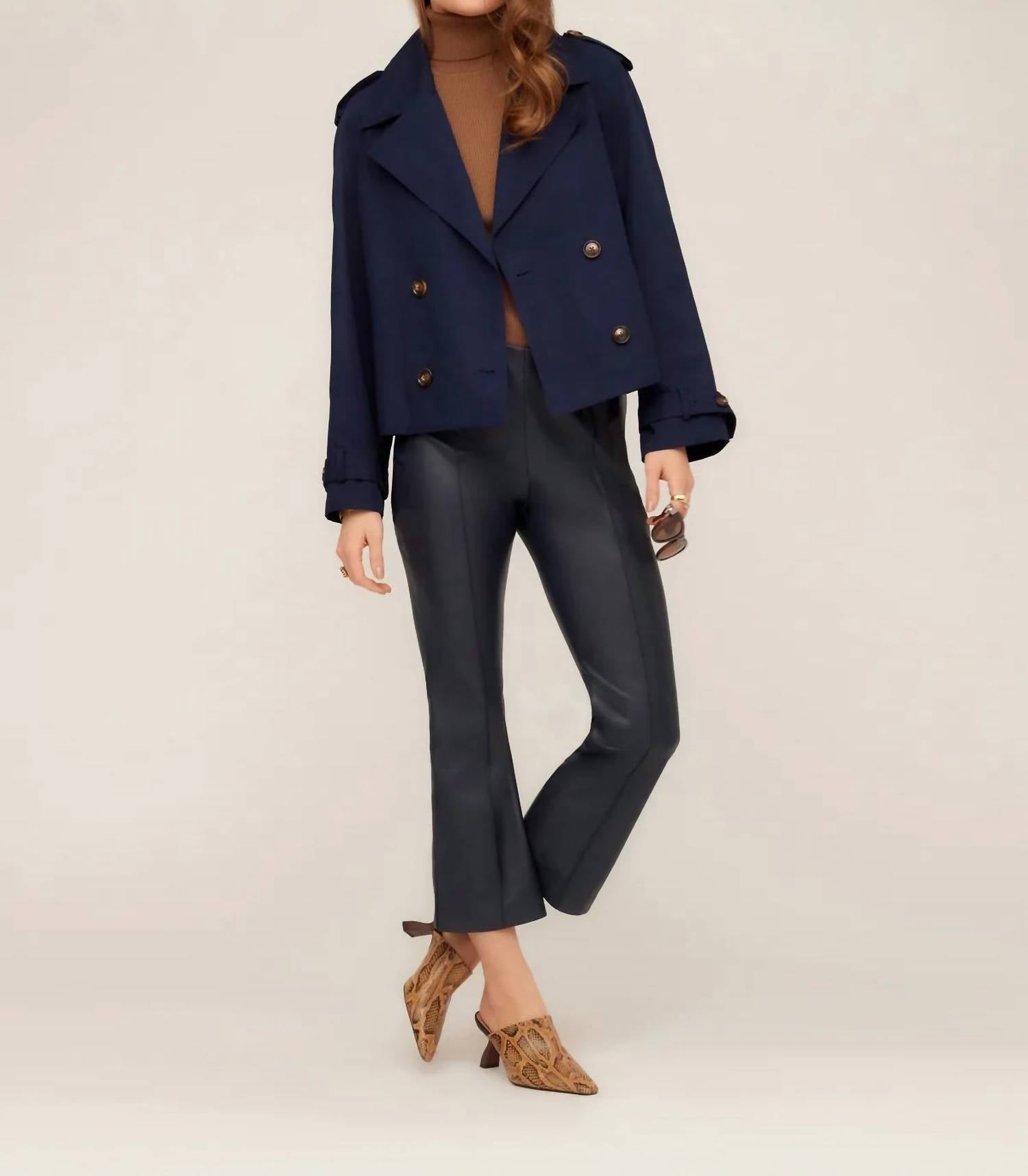 Fifteen Twenty - Chelsea Cropped Trench Jacket