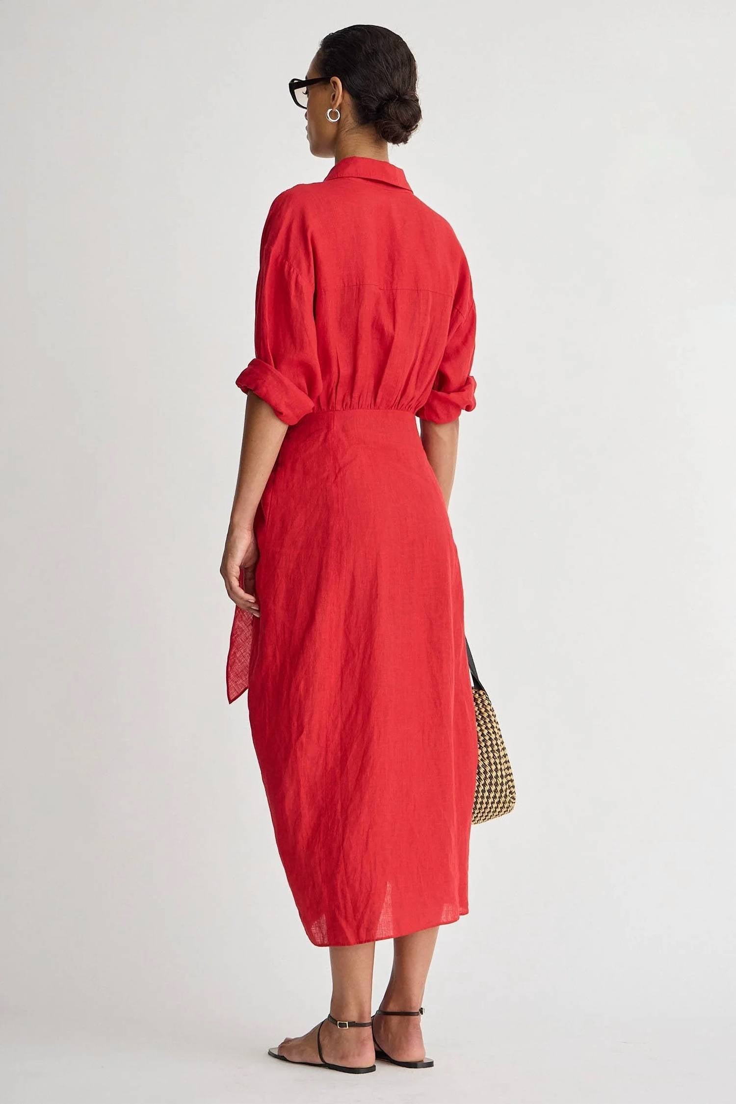 Apiece Apart - Alessandra Sarong Shirt Dress