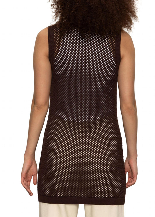 Sanctuary - Long Openwork Vest