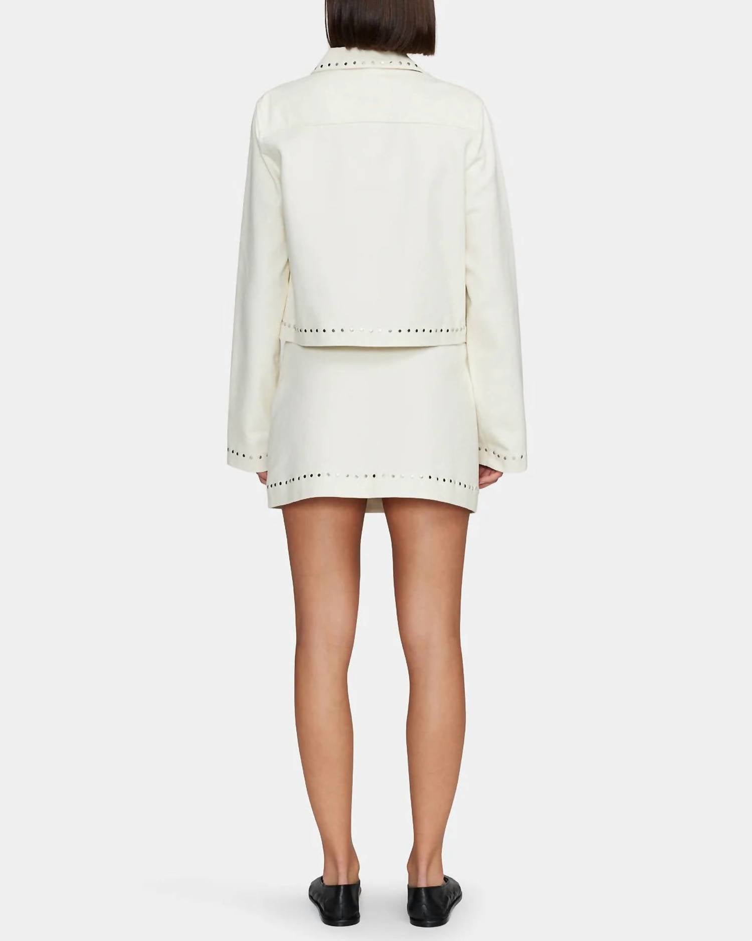 Ownley - Mitchell Studded Mini Skirt