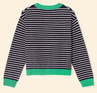 XIRENA Lillian Cardigan Sweater in navy stripe - women's cardigan - view 4