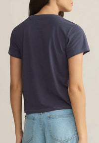 Z Supply Rose Tourist Tee in supernova - women's t-shirt - detail view