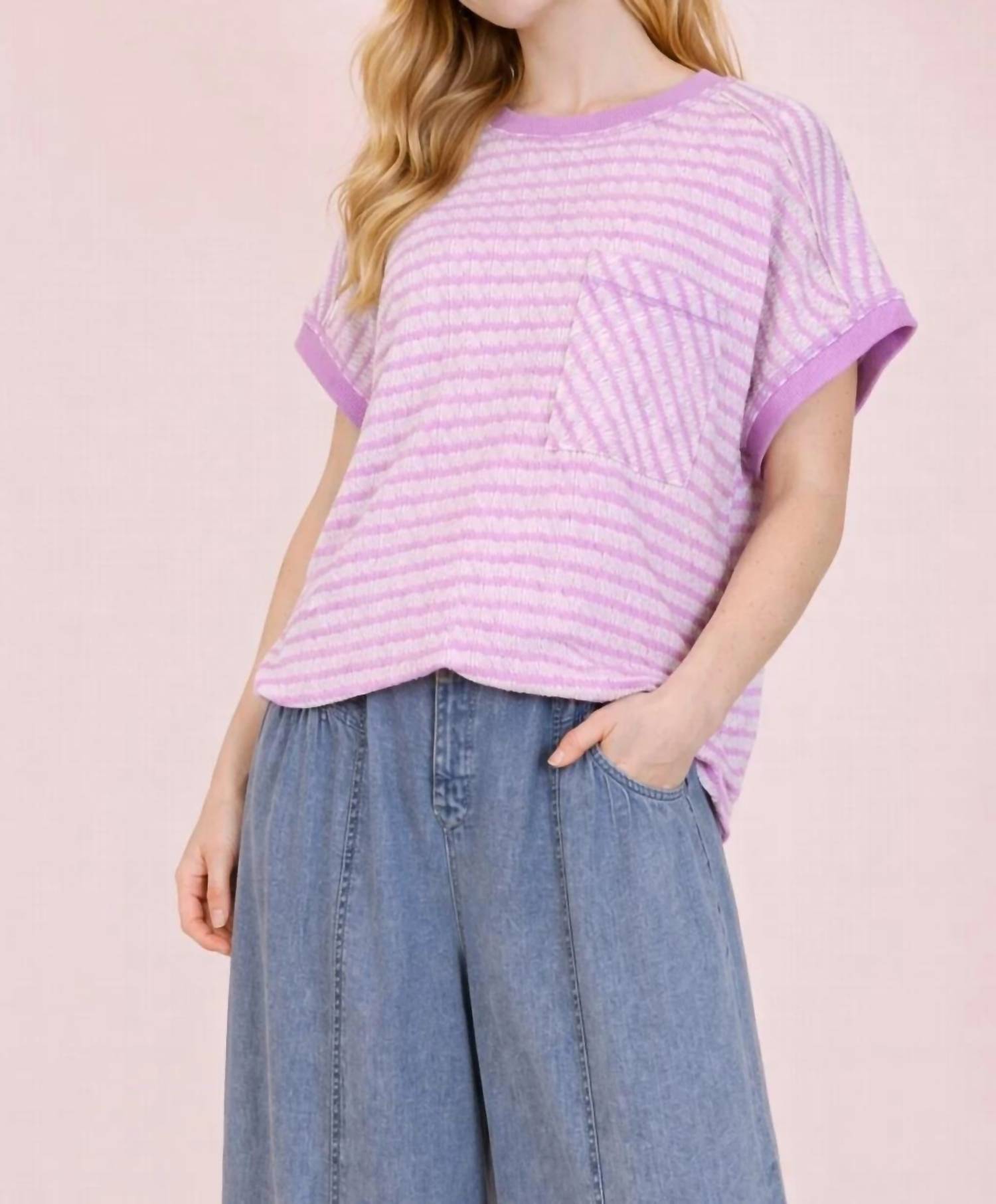Very J - Jewel Striped Tee