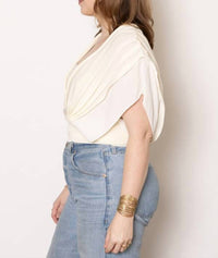Sita Murt - Short Sleeves Pleated Top