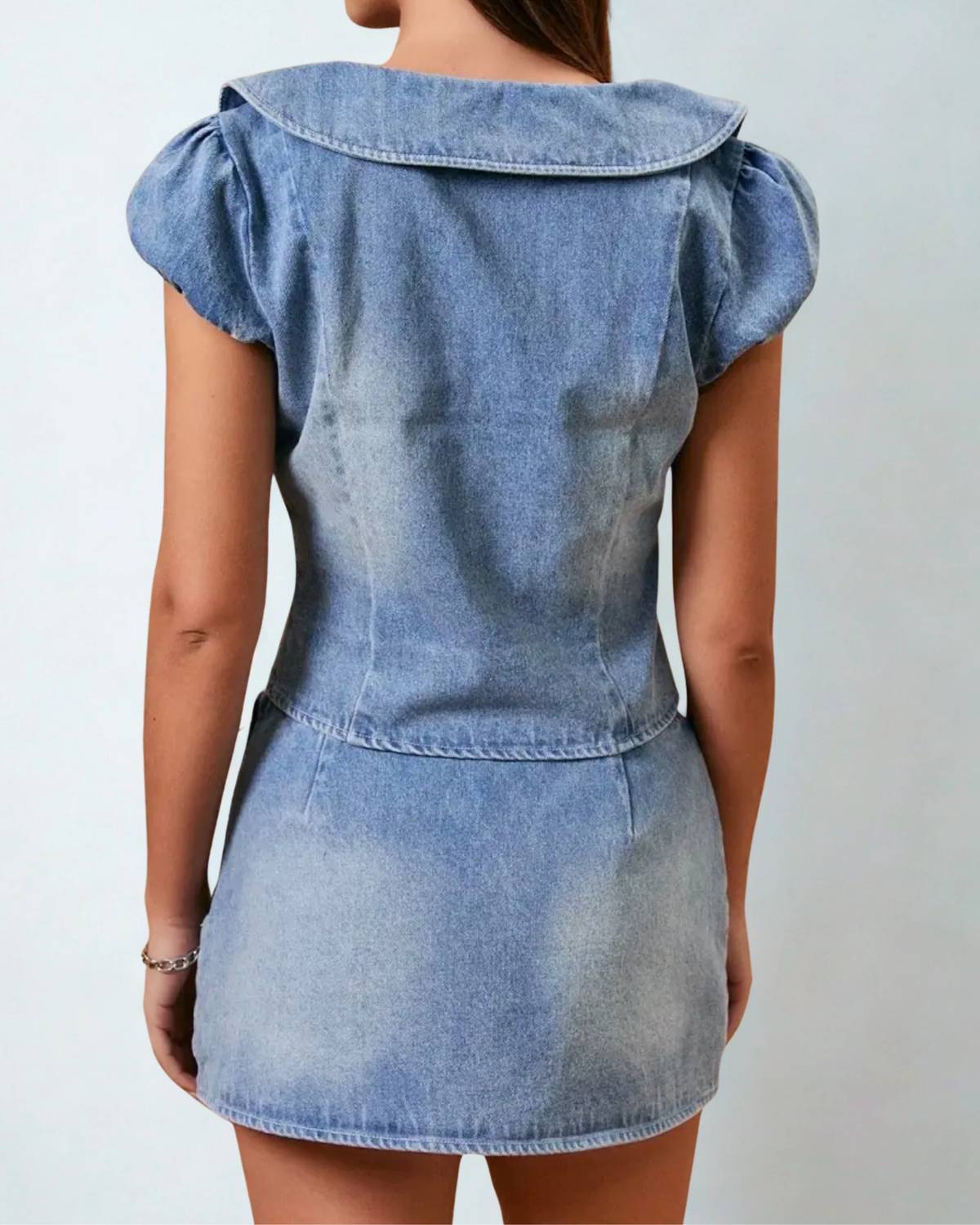 Le Lis - Amelia Mini Denim Skort