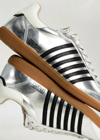 SHU SHOP Women's Stevie Metallic Sneaker in silver - women's sneaker - view 7