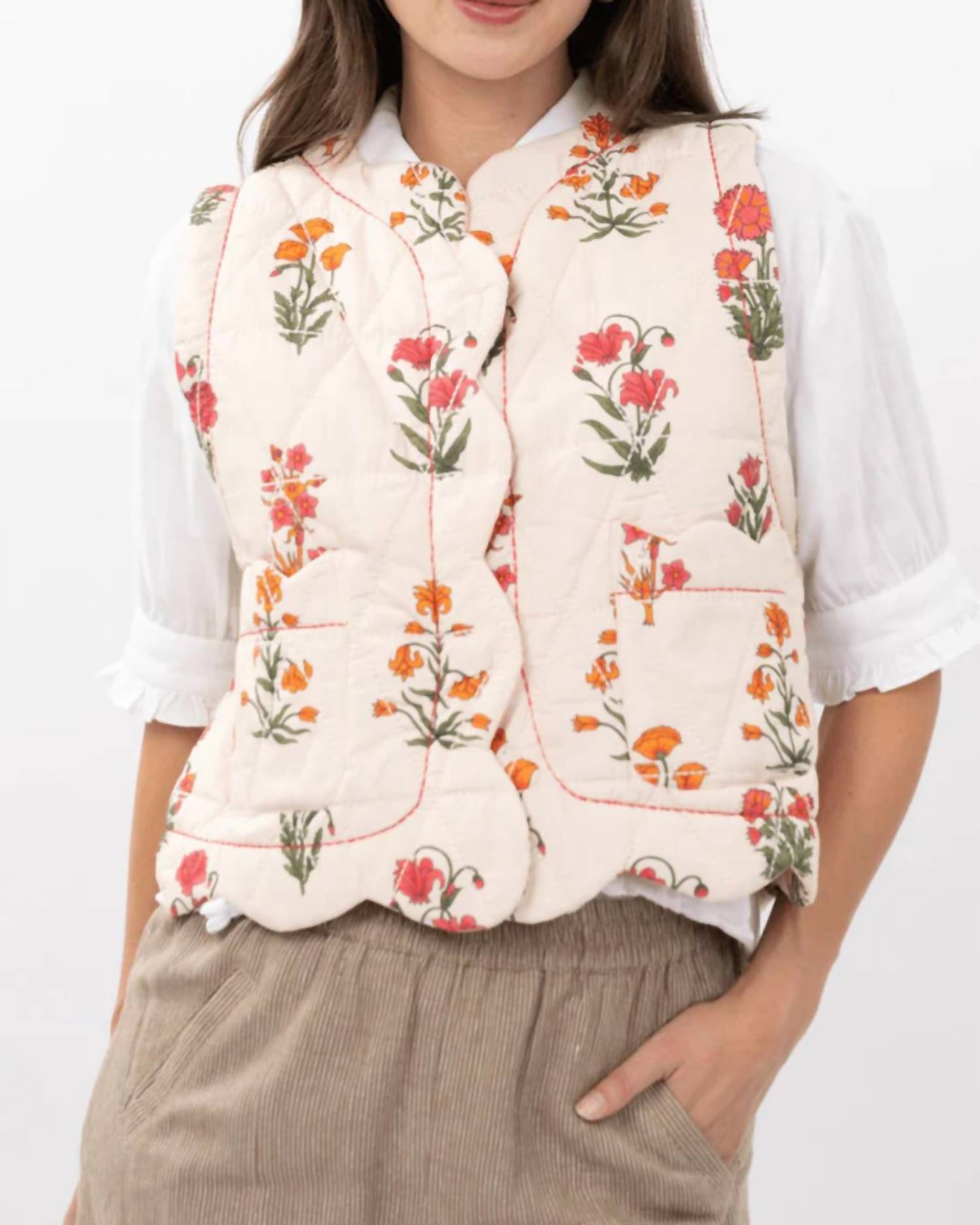 Ivy Jane - Quilted Scallop Vest
