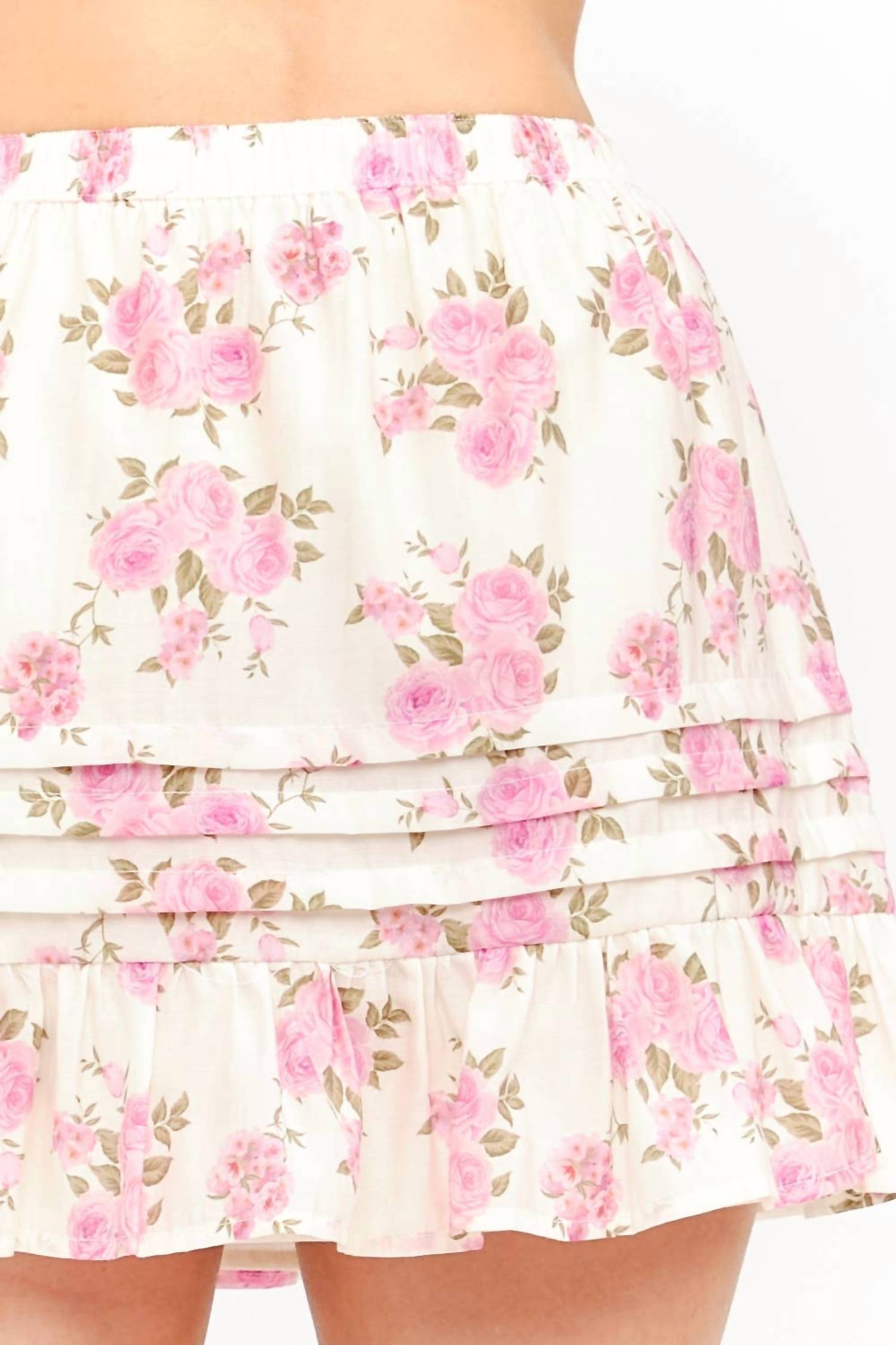 Sofie The Label - Rose Garden Floral Mini Skirt