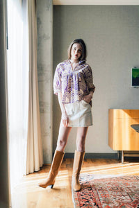 Never A Wallflower - Laura Collared Top