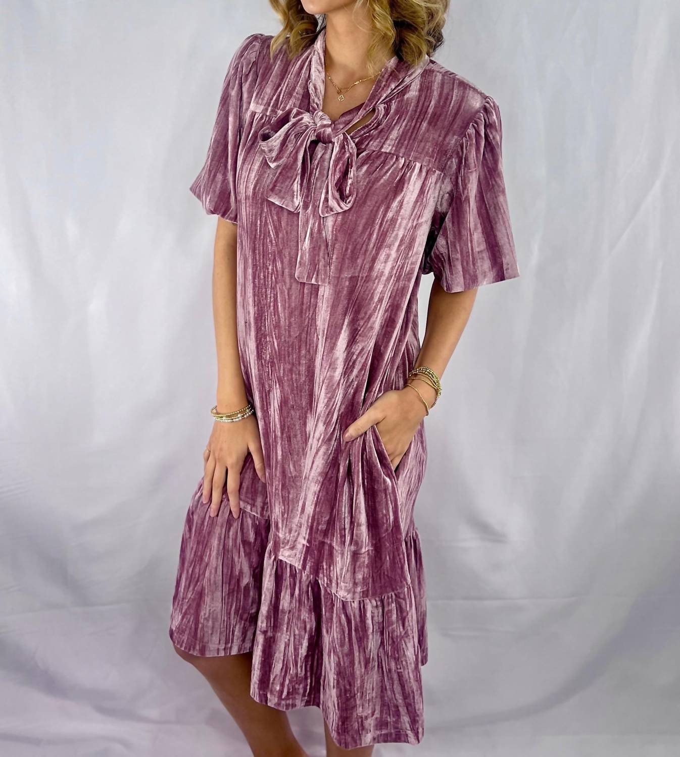 Polagram - Velvet Mini Dress
