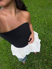 Sofie The Label - Ella Longline Peplum Sleeveless Top