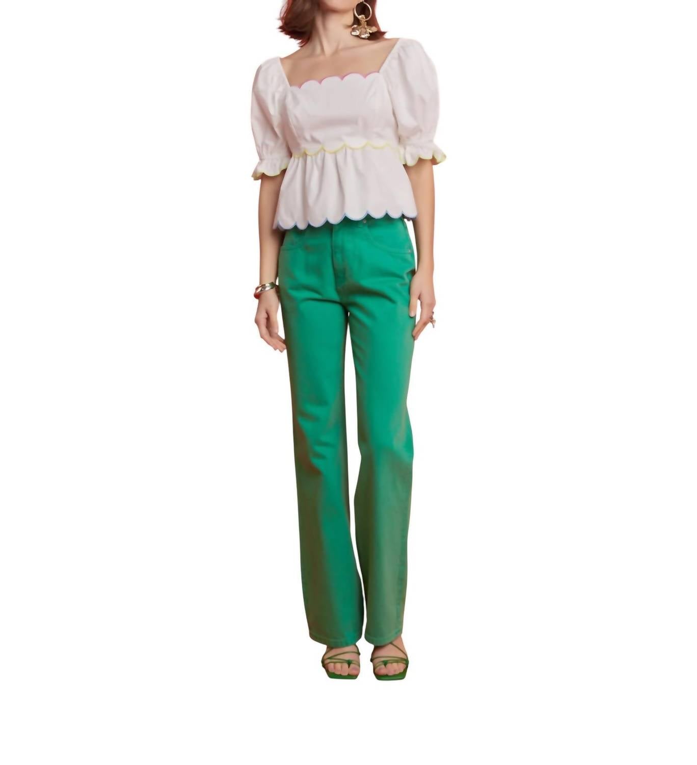 English Factory - Scallop Top