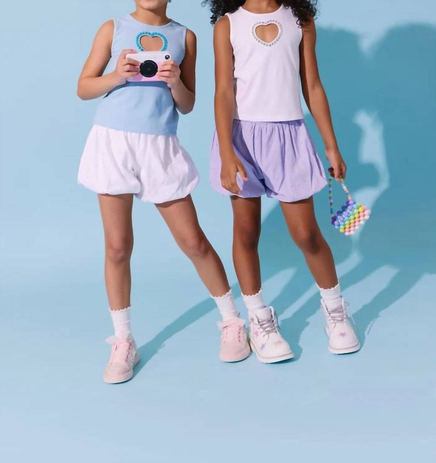 Lola + The Boys - Girls Sparkle Bubble Skort