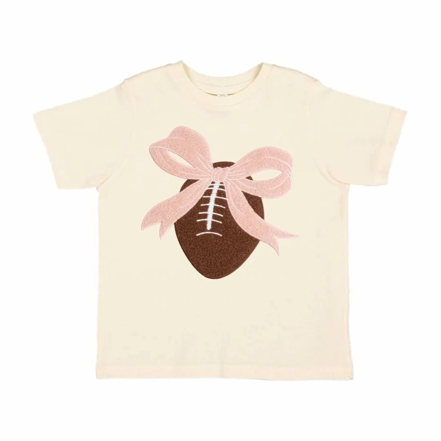 Sweet Wink - Girl's Coquette Football Patch T-shirt