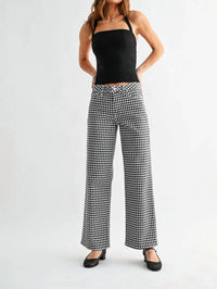 Just Black Denim - Mid Rise Straight Leg Jeans