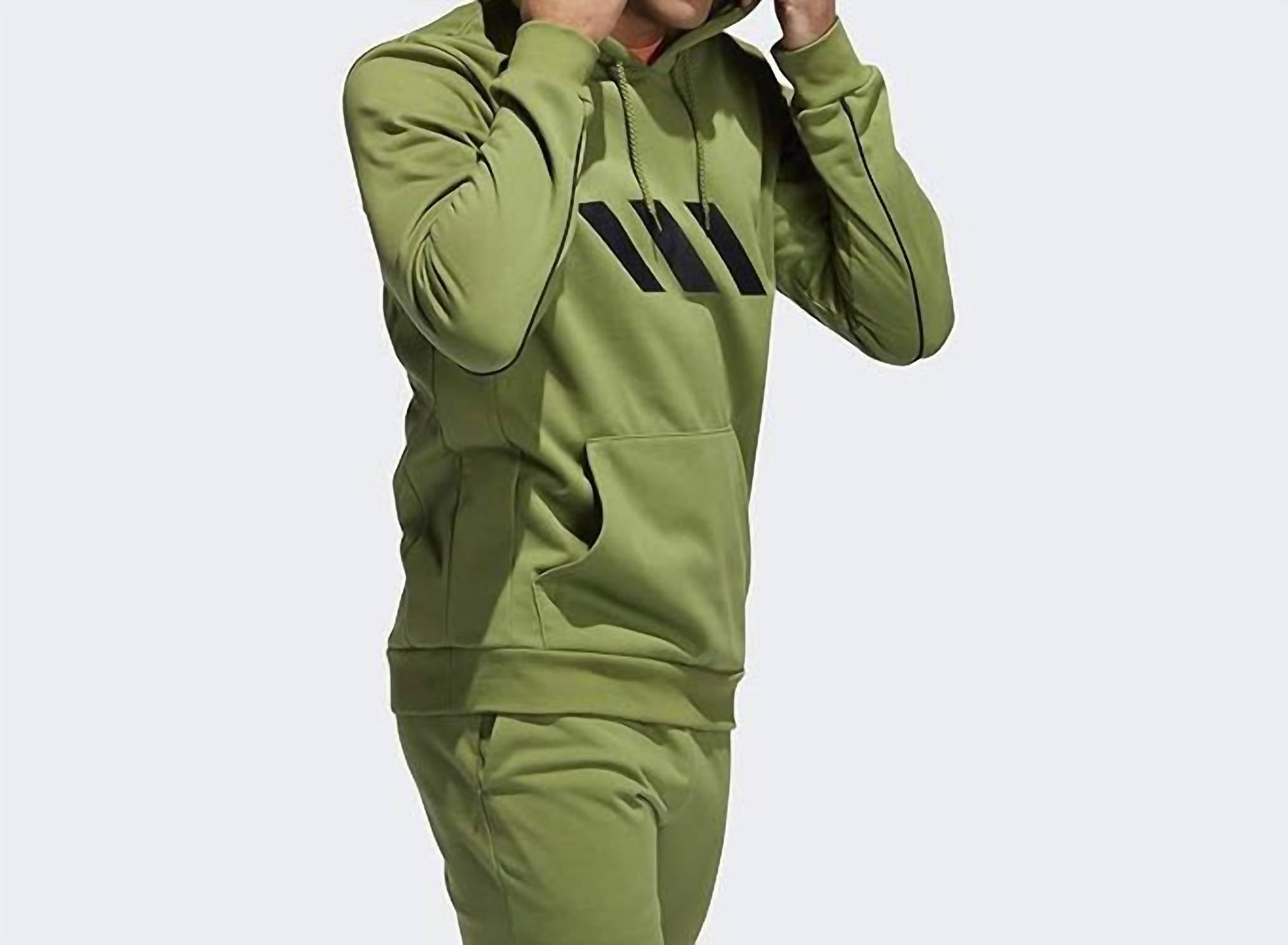 adidas Men's SPT Basketball Sweatshirt in tech olive - men's shirt - view 4