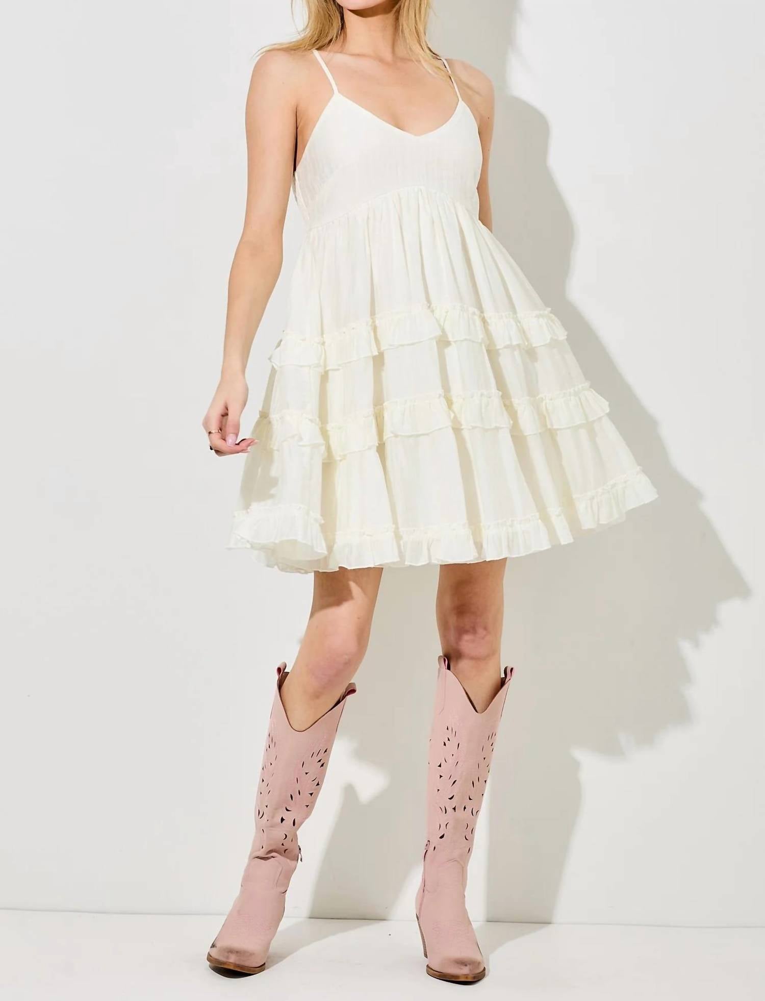 Baevely By Wellmade - Sweet Magnolia Mini Dress