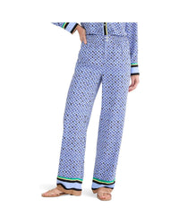 Nic + Zoe - Mosaic Trim Lenox Wide Leg Pant