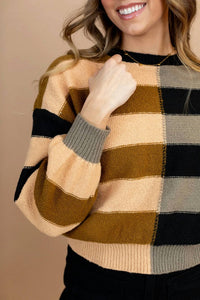 So Me - Tilly Stripe Sweater Top
