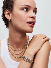 Pandora - Treated Freshwater Cultured Pearl & Beads Collier Necklace