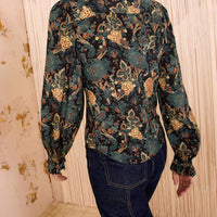 Ulla Johnson - Catroux Silk Long Sleeve Button Front Blouse
