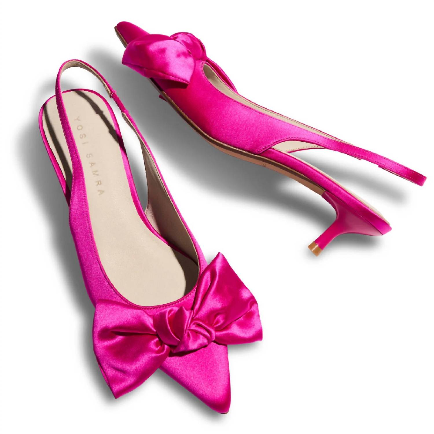 Yosi Samra - Women's Elise Satin Slingback Sandals
