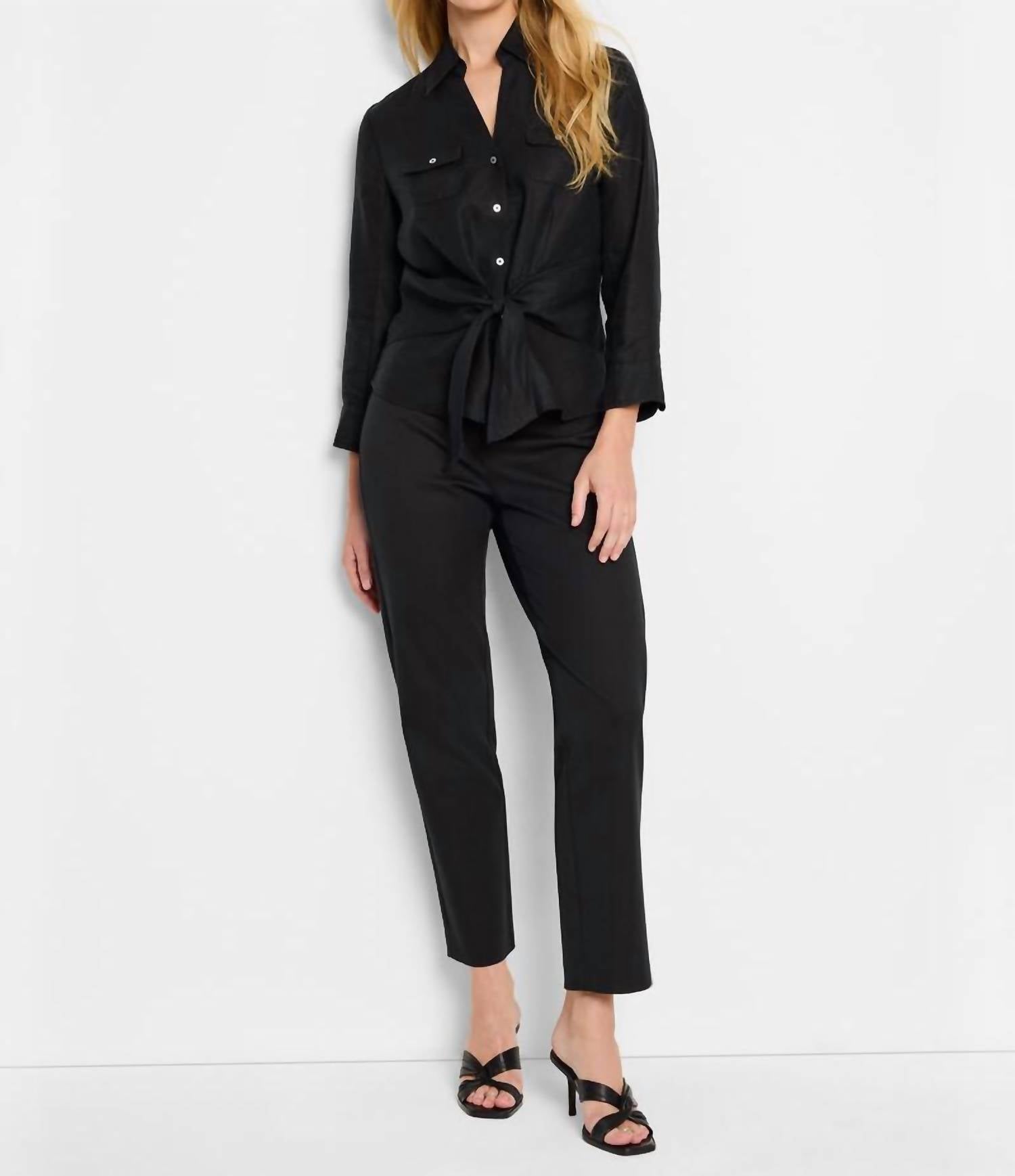 Nic + Zoe - Isla Iconic Tie Front Shirt