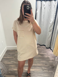 Hyfve - Striped T-Shirt Mini Dress