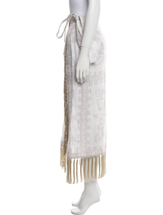 Valentino - Women's Linen Knee-length Skirt