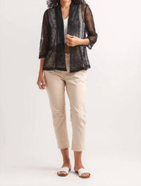 Papillon - Open Mesh Cover Up With Sequin Details
