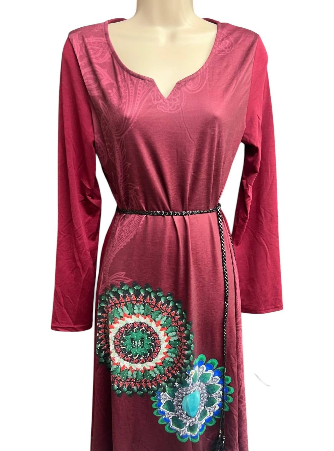 Michael K - Women's Belted Beauty Jersey Dress