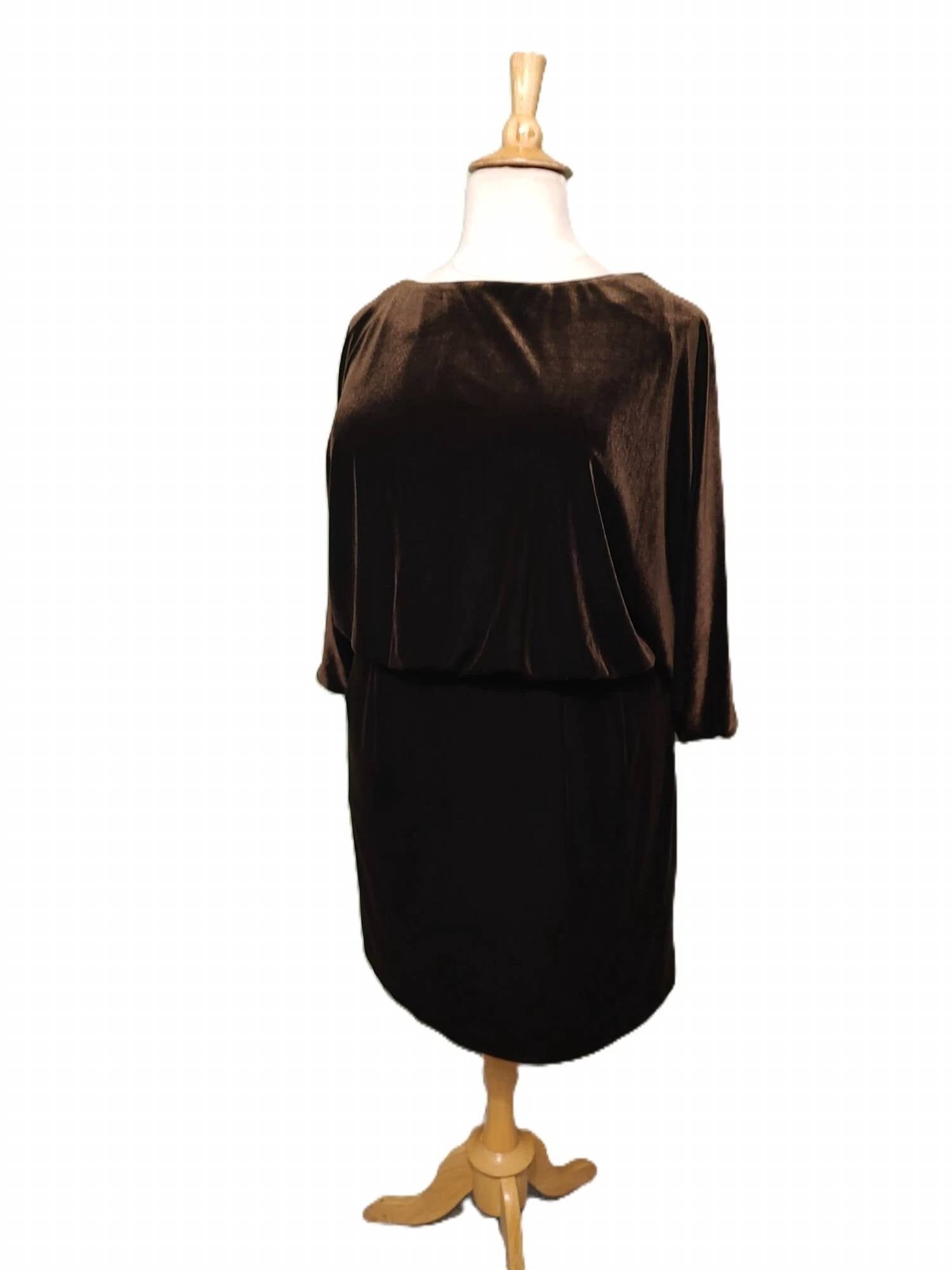 Jessica Simpson - Cut Out Sleeves Faux Suede Dress